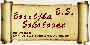 Bosiljka Sokolovac vizit kartica